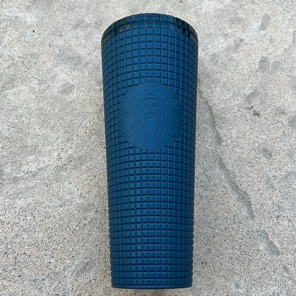 Starbucks Dark Green Jelly Studded 24oz Tumbler